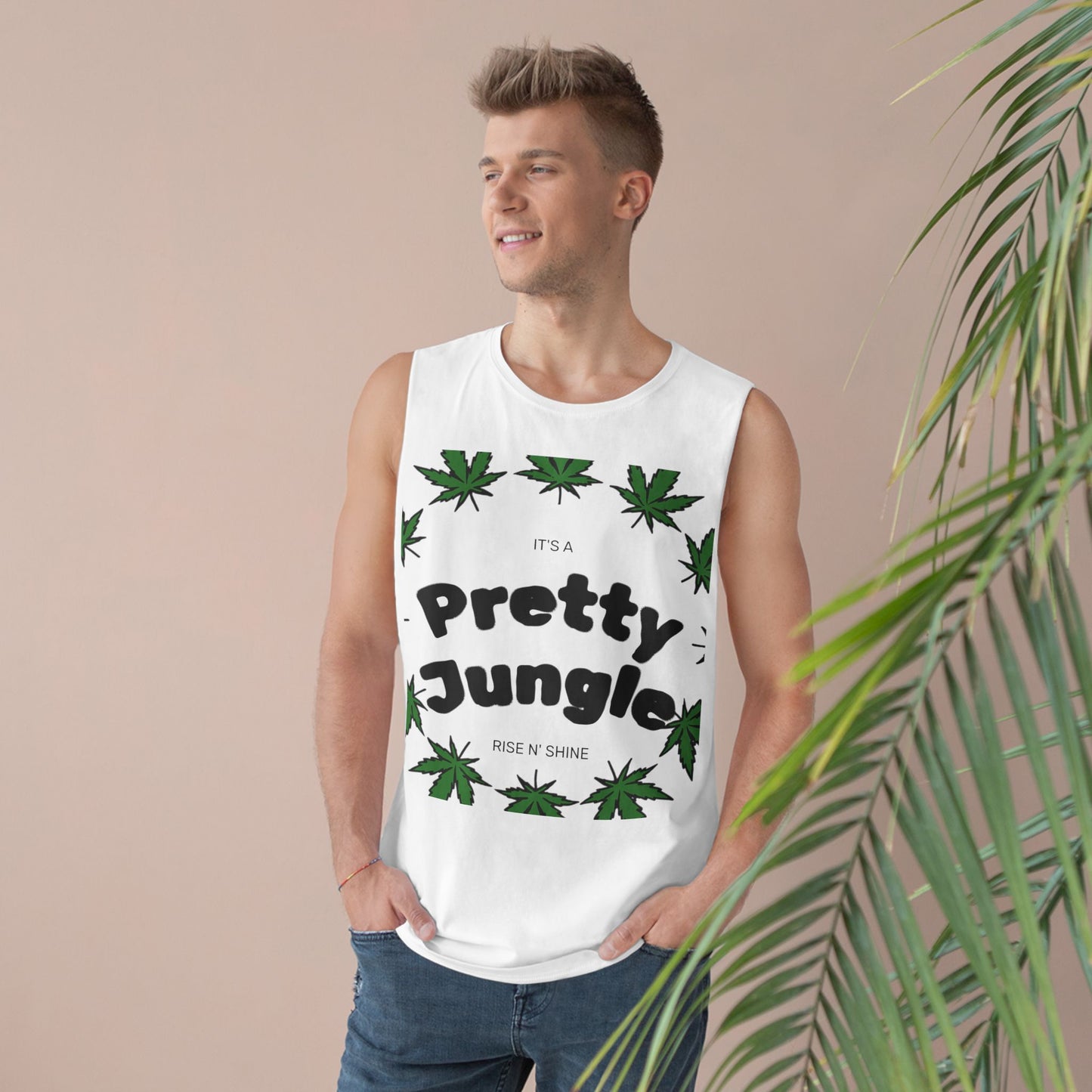 Pretty Jungle Unisex Tank Top, Summer Fashion, Eco-Friendly Apparel, Gift for Nature Lovers, Festival Wear, Casual Everyday Top