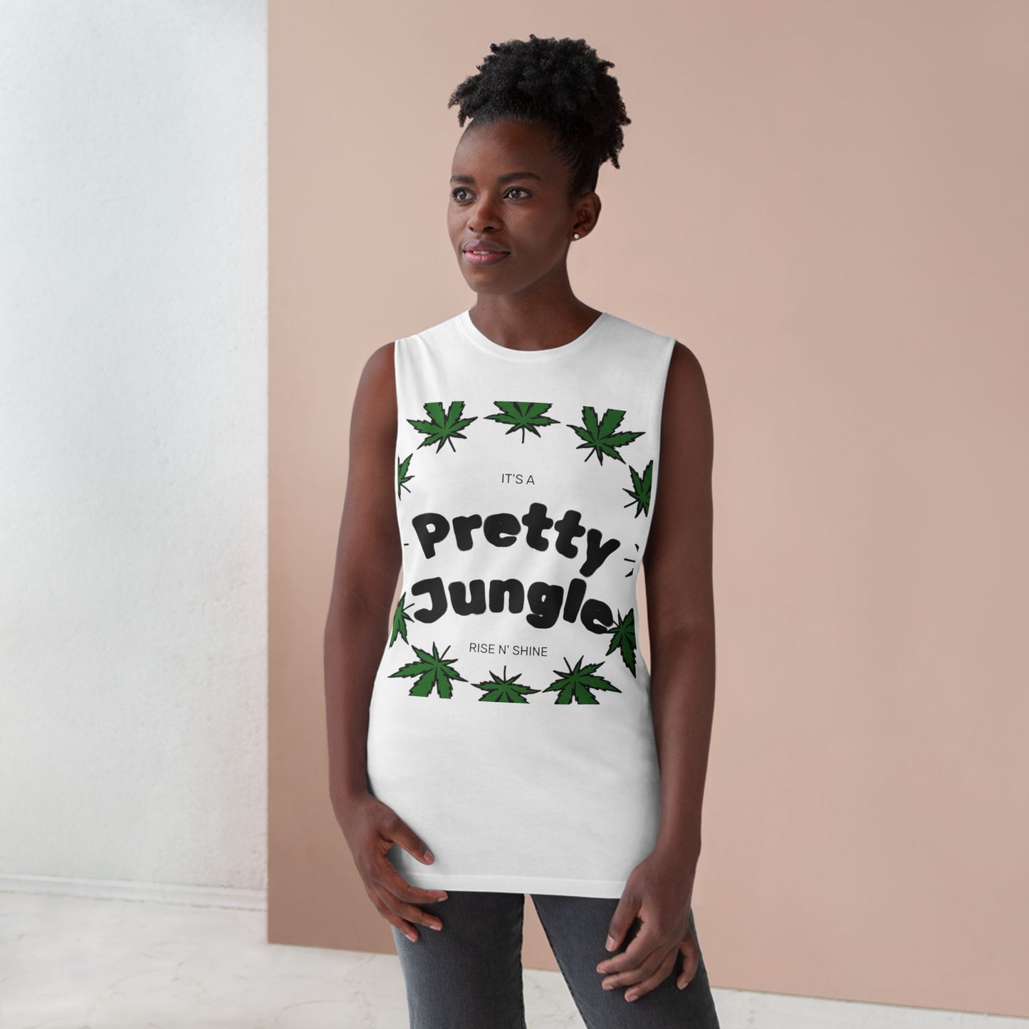 Pretty Jungle Unisex Tank Top, Summer Fashion, Eco-Friendly Apparel, Gift for Nature Lovers, Festival Wear, Casual Everyday Top