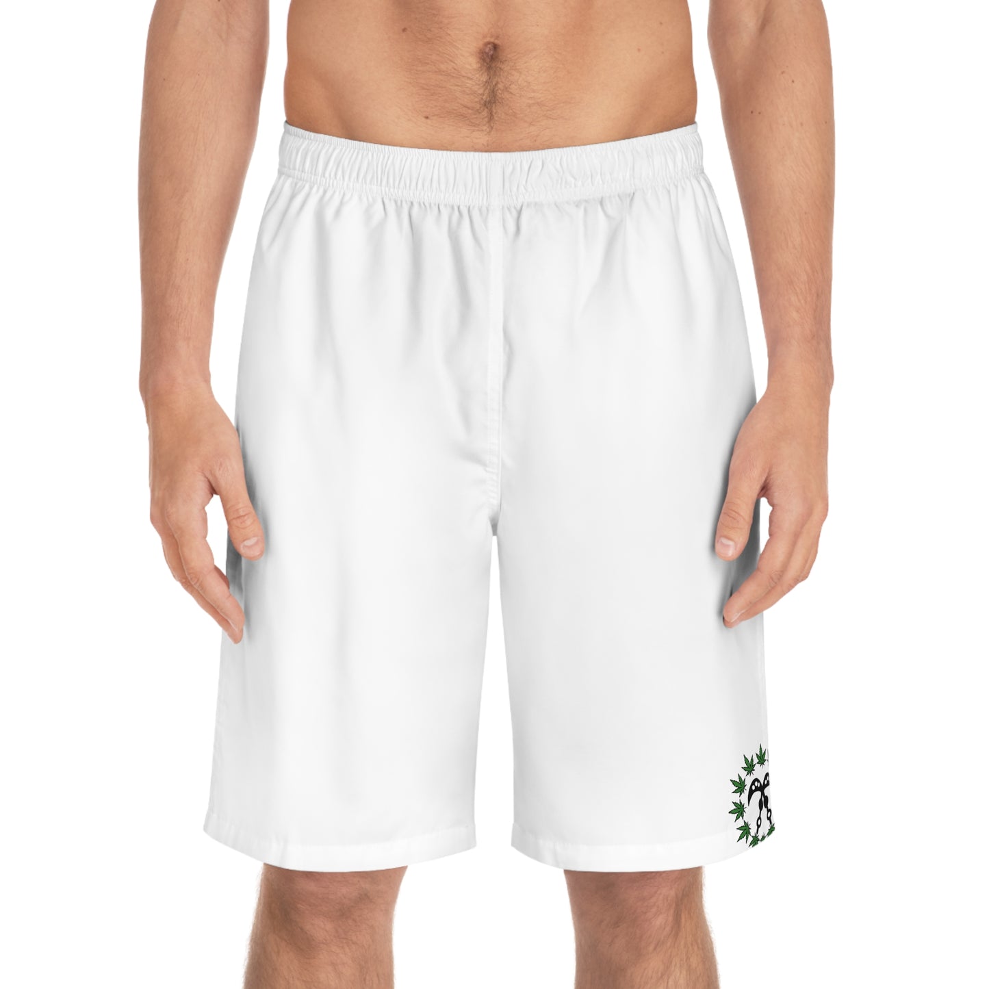 Tropical Men's Board Shorts, Summer Swim Trunks, Vacation Beachwear, Casual Swim Shorts, Gift for Beach Lovers