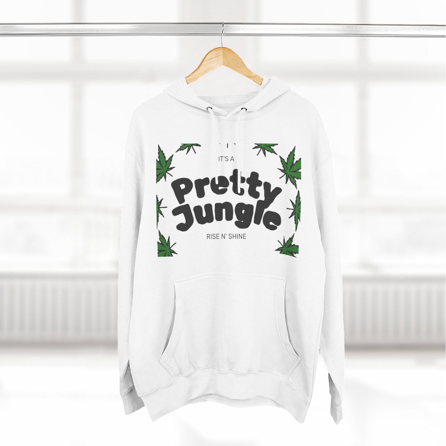 Pretty Jungle Hoodie - Cozy Fleece Sweatshirt for Nature Lovers, Trendy Casual Wear, Perfect Gift for Friends, Outdoor Adventures, and [...]